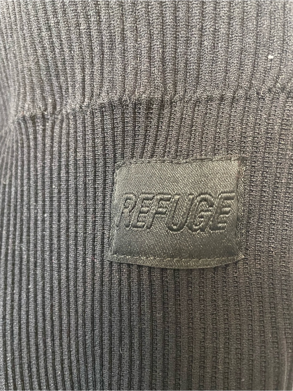 refuge Full-Length Bodysuit Black Womens Small - Picture 4 of 8